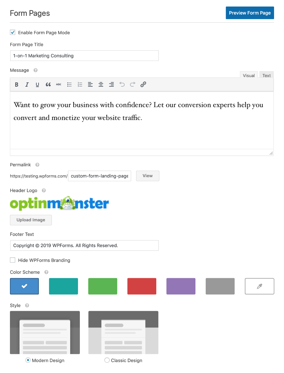 Editor Screenshot
